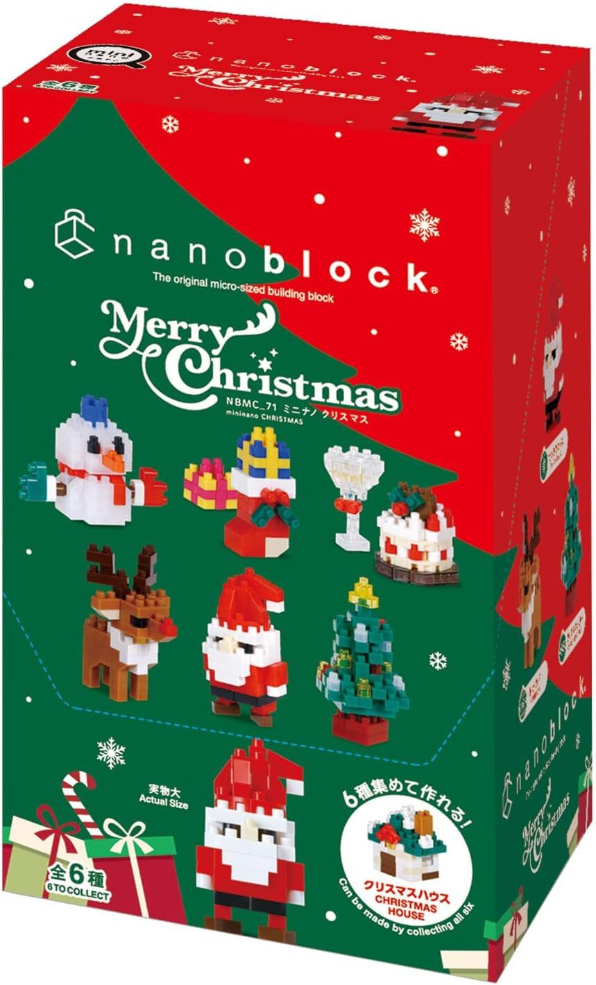 Nanoblock 迷你積木 NBMC_71s mininano 聖誕系列(@6/盒)