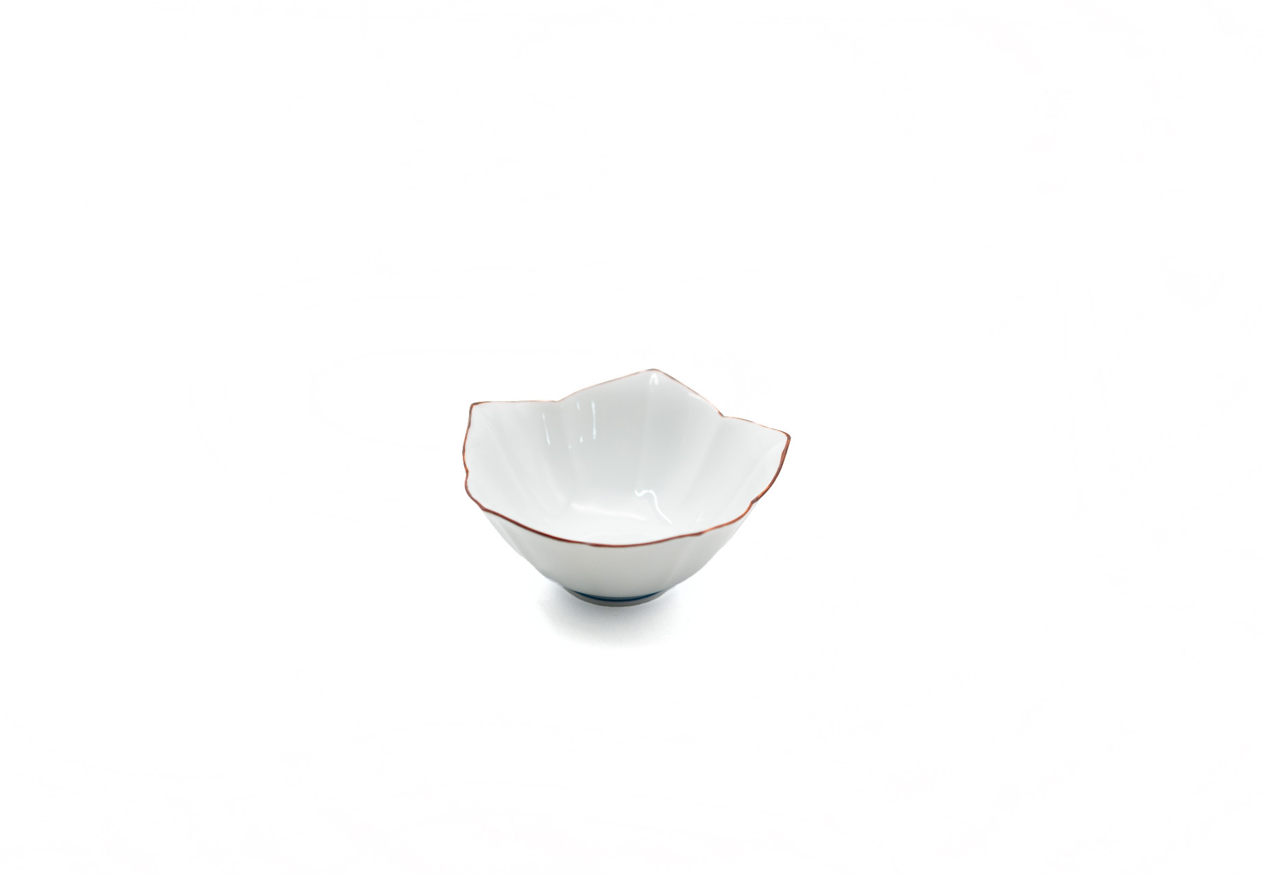 瀨兵窯｜荷花邊中深皿 10 cm