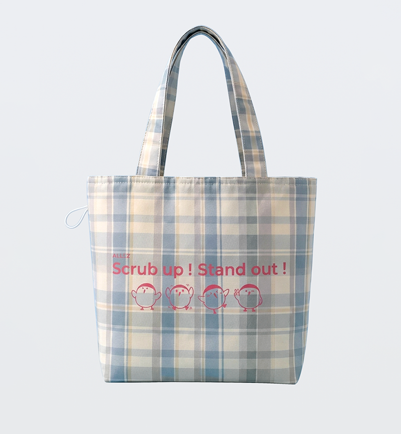 【 品牌小物 】STAND OUT ! 翻轉格紋兩用杯袋
