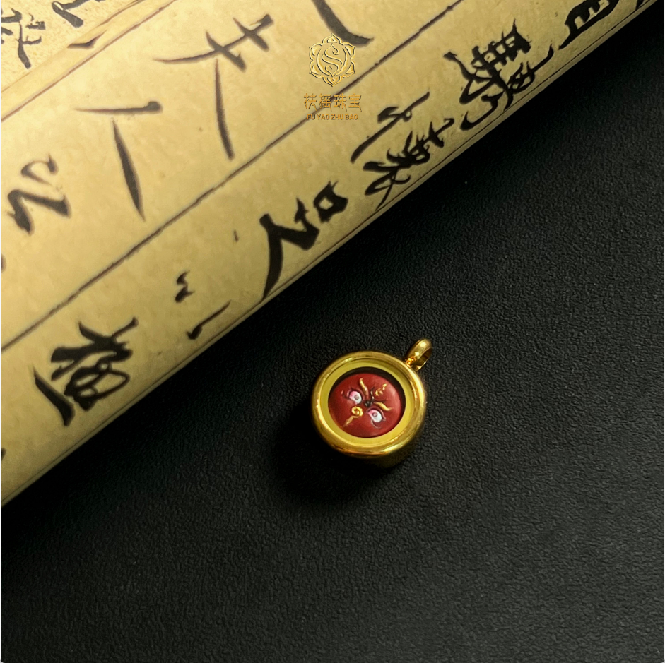 0524NK01-TIBET-NKLN-1.0財眼圓卡--配皮繩（B-F1）
