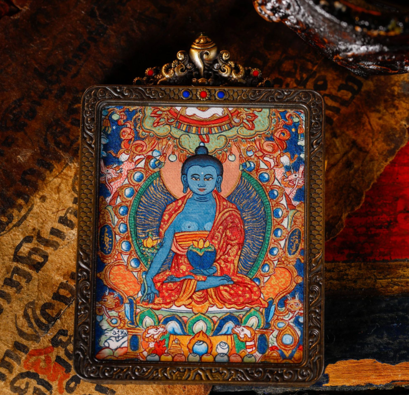 0524NK10-TIBET-NKLN-藏卡藥師佛（B10）