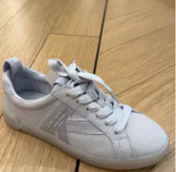 [S] KATE SPADE TARO MILK K AS IN KATE COURT SNEAKERS, KM076-TARO MILK (SKS1754)