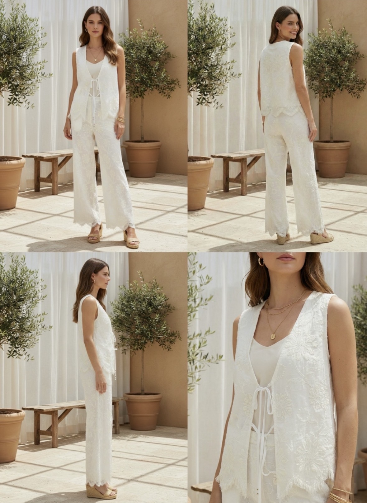 1GI0521-019 [GIOVANNI] Annaelle 米色長褲 (EU)