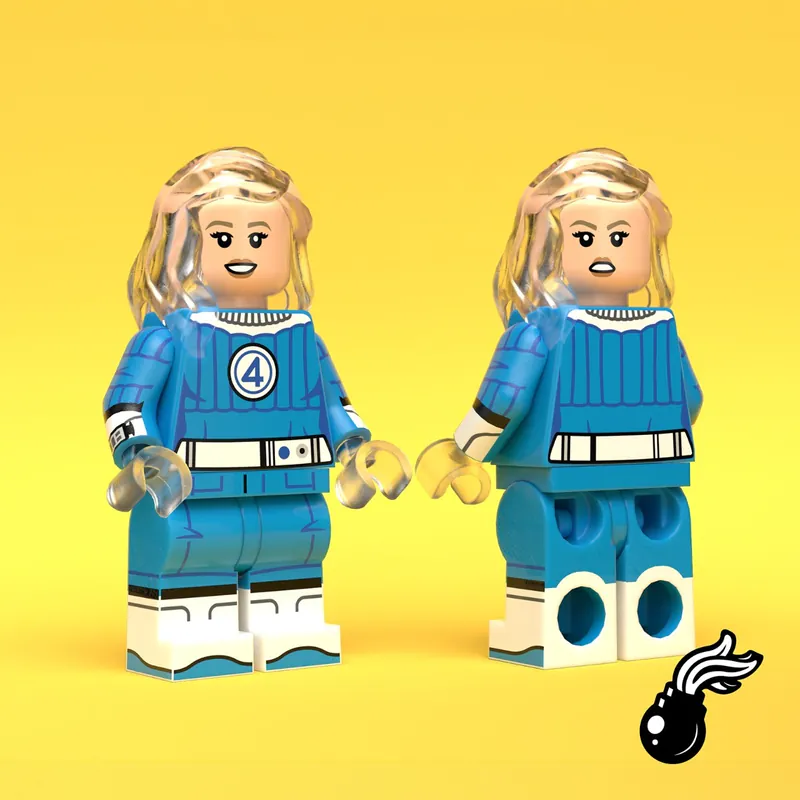 【BrickBangers】驚奇四超人 擴充包 (不包含透明零件)