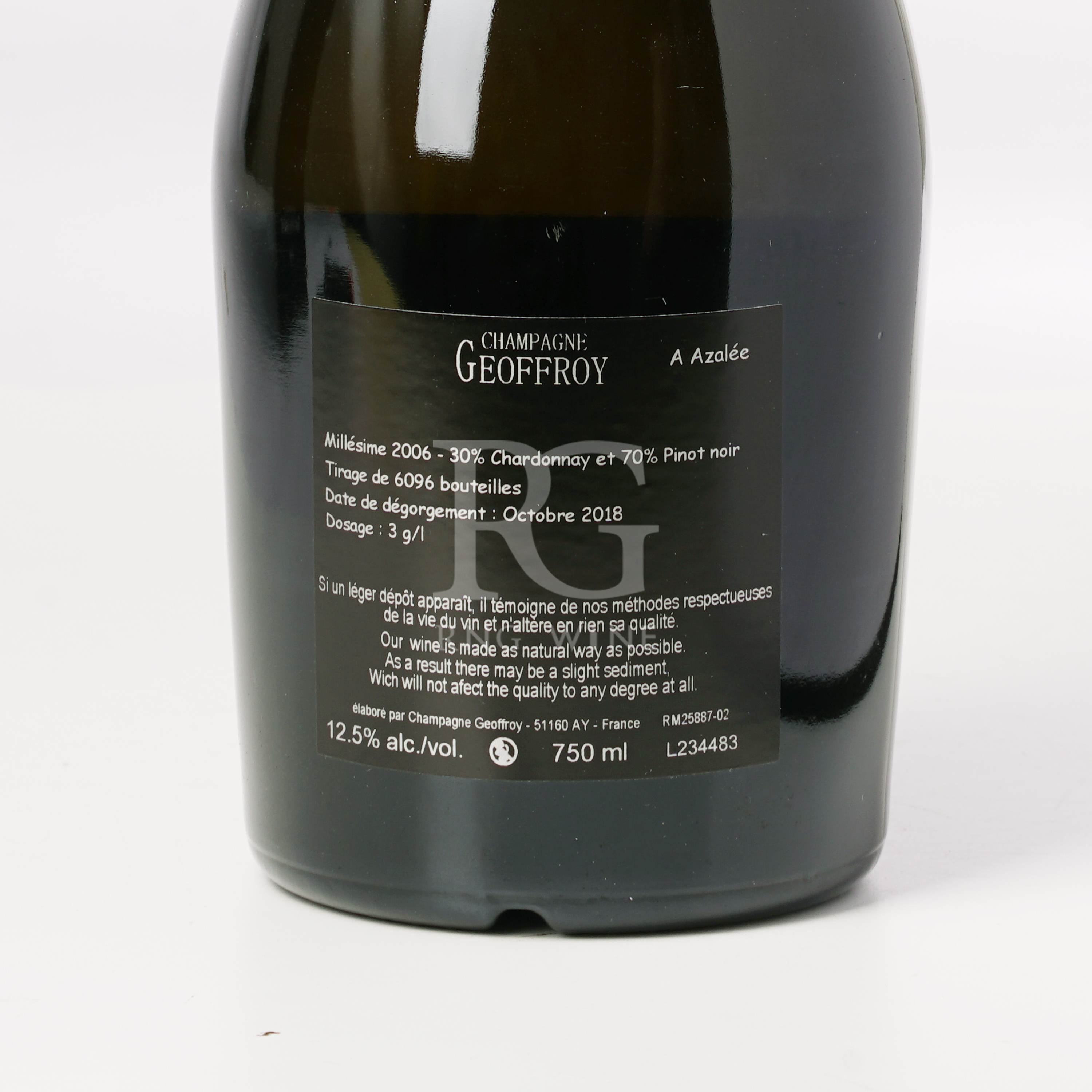 Geoffroy Terre Extra Brut Millesime 2006 (RP93)