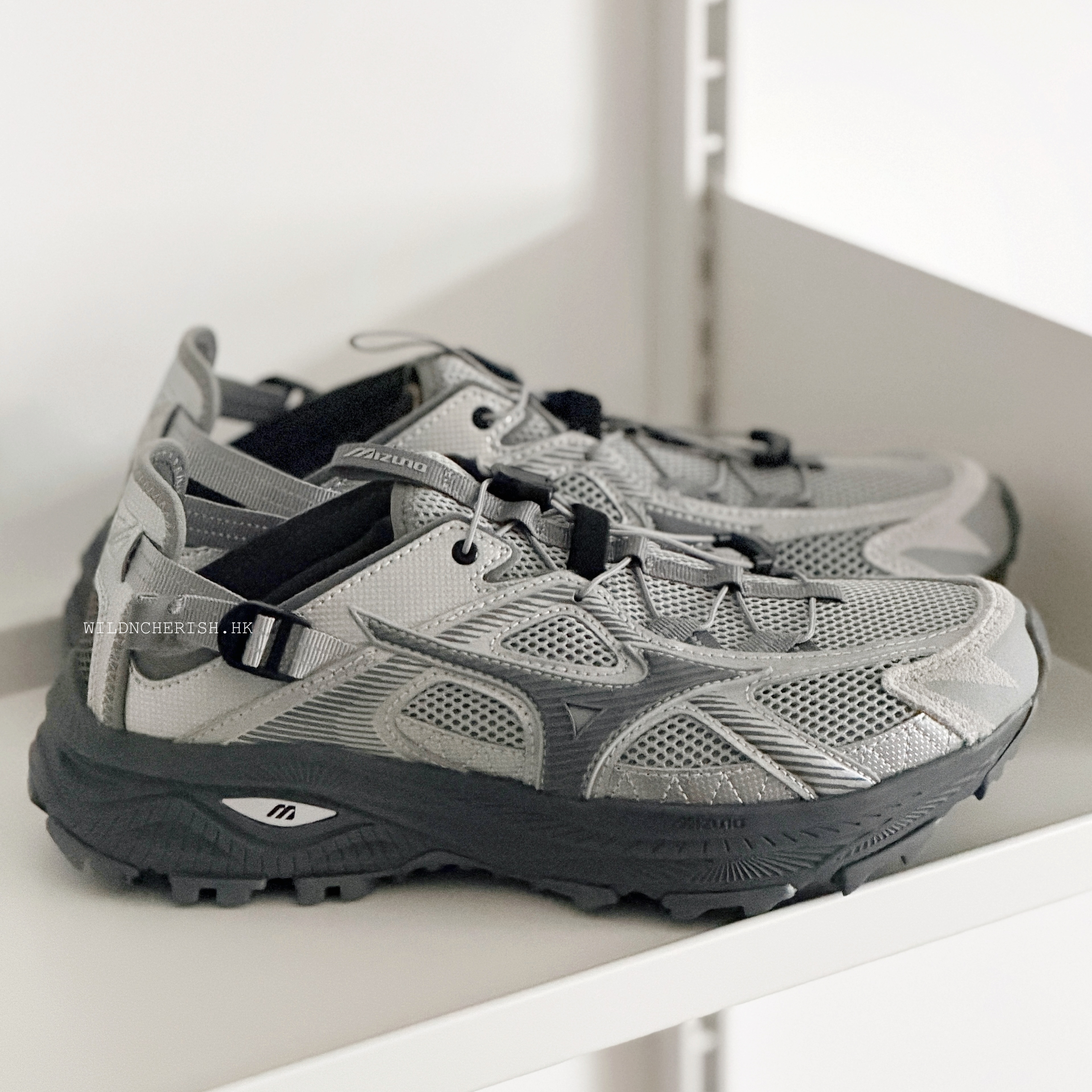 現貨 | Mizuno Racer Trail SE 銀灰色 越野涼鞋