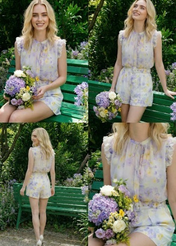 1GI0521-129 [GIOVANNI] Lindsay Shorts Violet (EU)