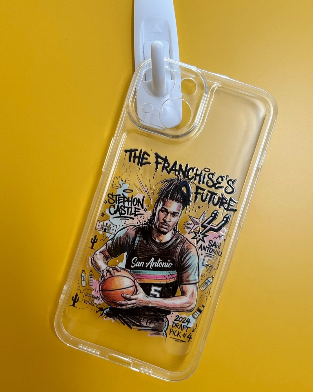 Team Spurs 插畫風 手機殼