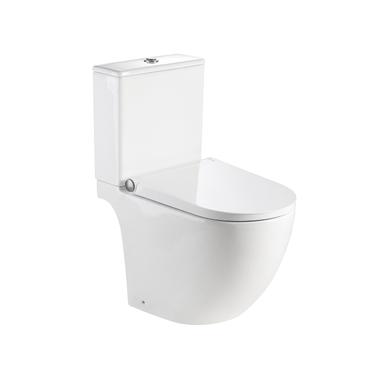 Vizio Vortex Flush Close Coupled WC with Lite Smart Toilet Seat (VZ500201WT+VZ500309WT)