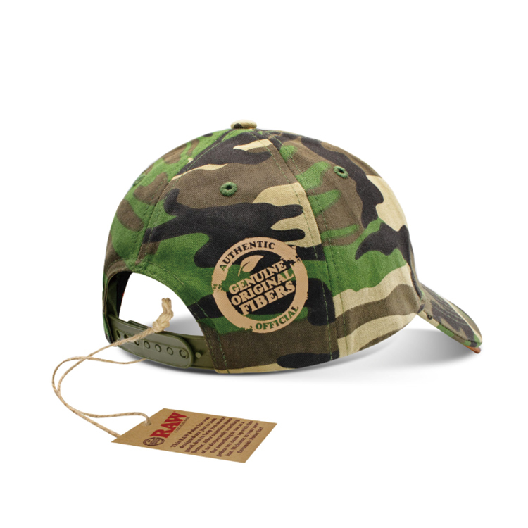 🇪🇸RAW - CAMO Baseball Cap w/ poker 迷彩老帽
