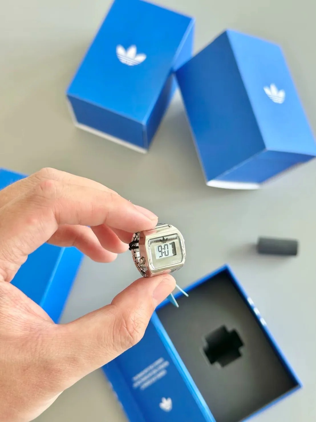 【逢甲 FUZZY】Timex x Adidas Originals Digital Two Ring 數位錶戒 指環錶 兩色
