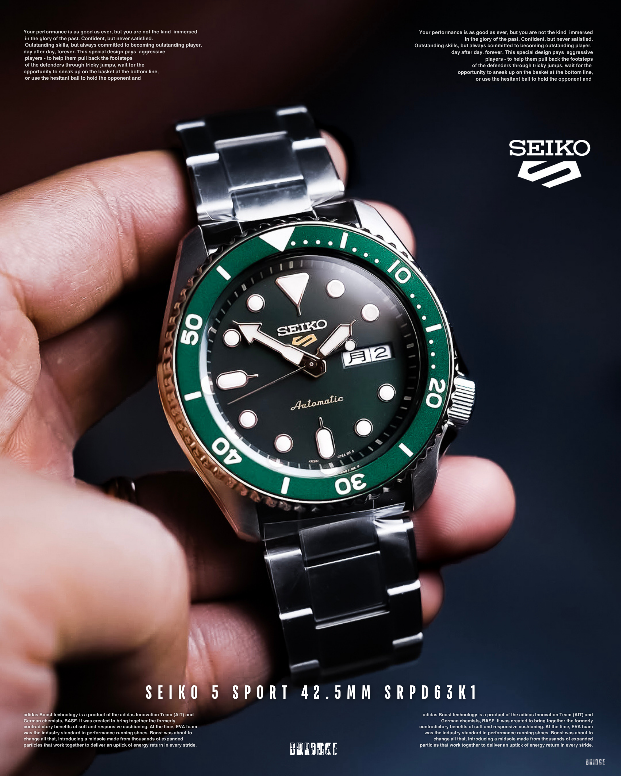 『限時限量 折扣開團！』SEIKO 綠水鬼 綠金配色