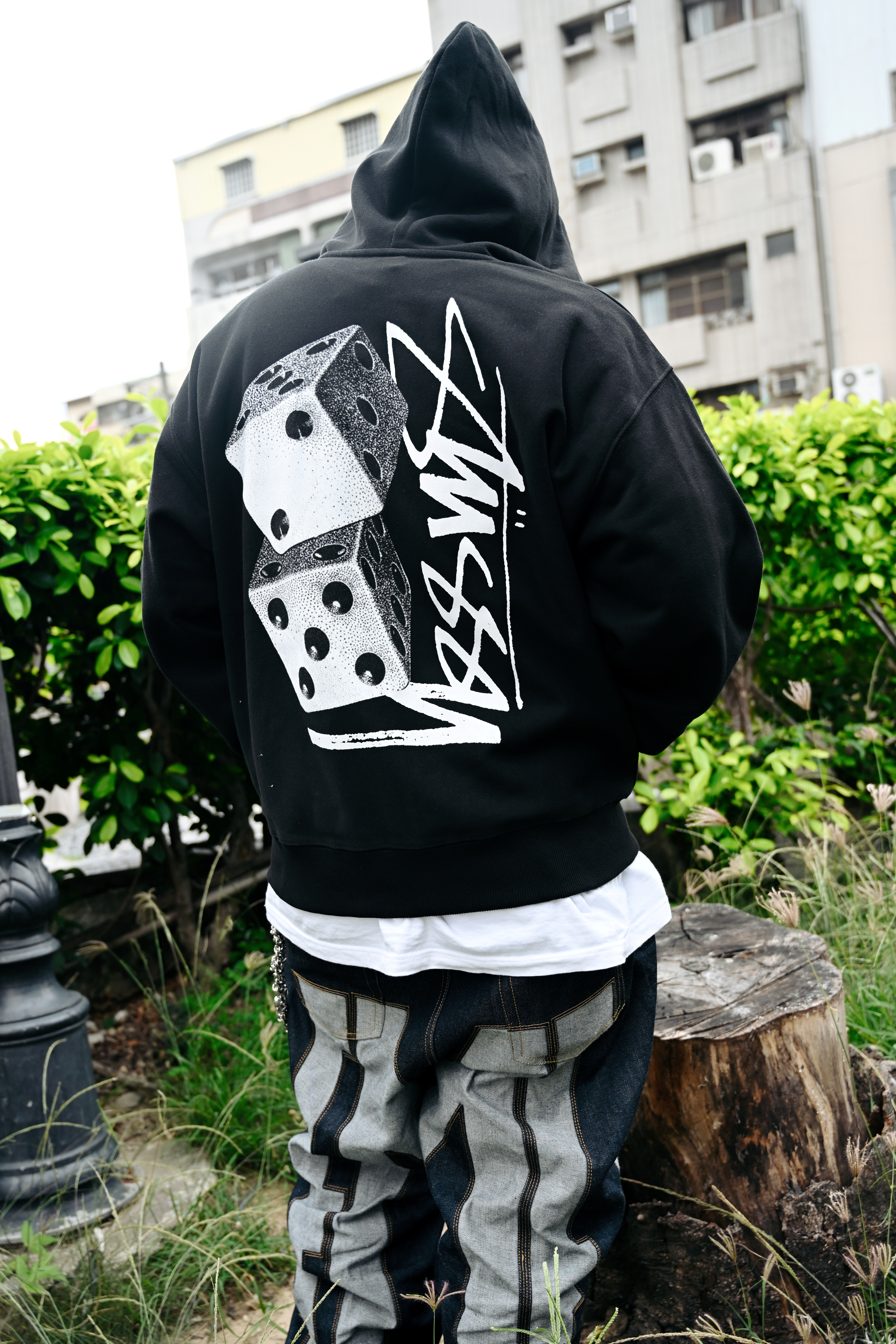 ☆ETW☆【EASY TO WEAR】STUSSY TALL DICE ZIP HOODIE 骰子 連帽 外套