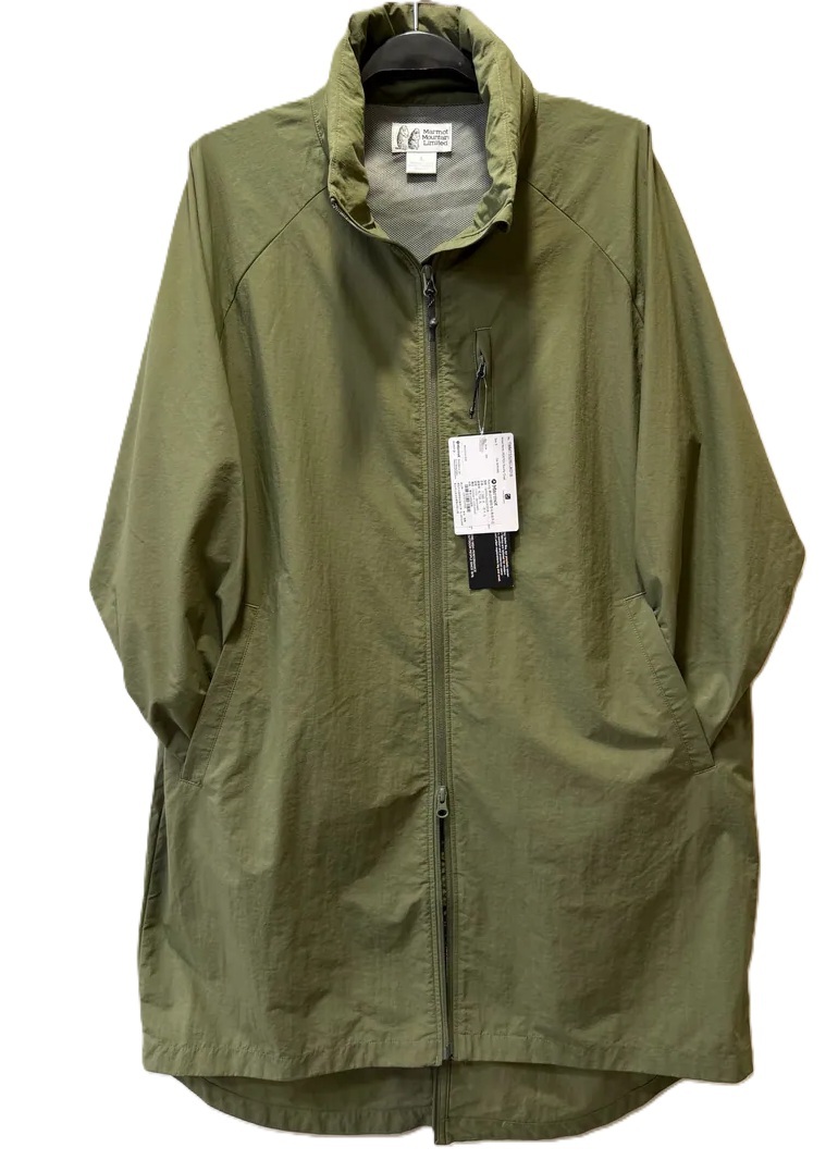 Marmot Asia Rockly 棉感紋理防潑水長版外套 MTSS26UJK018-C320 M.Khaki [HappyOutdoor]