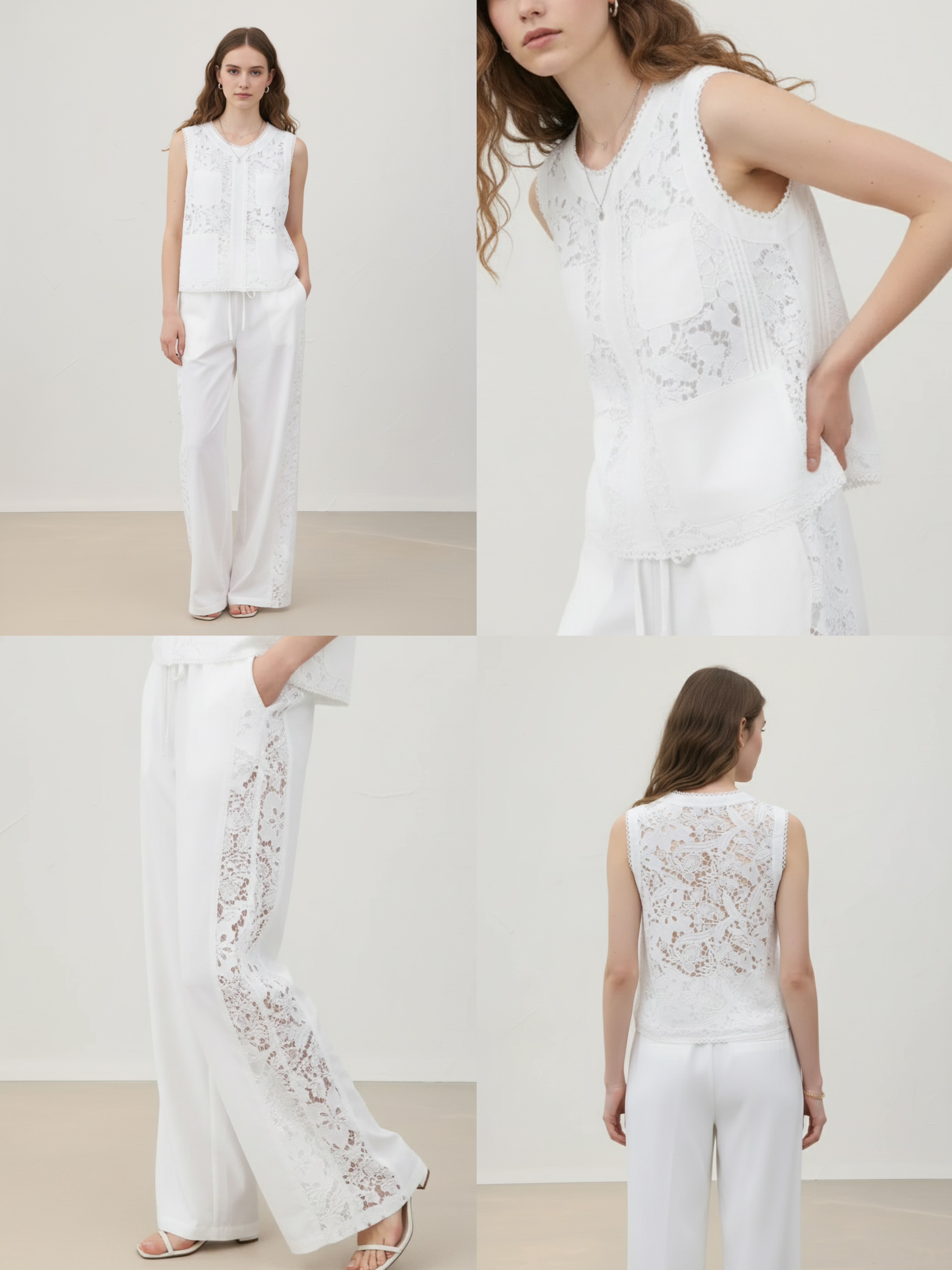1GI0521-011 [GIOVANNI] Amary 馬甲 sans manche Blanc (EU)