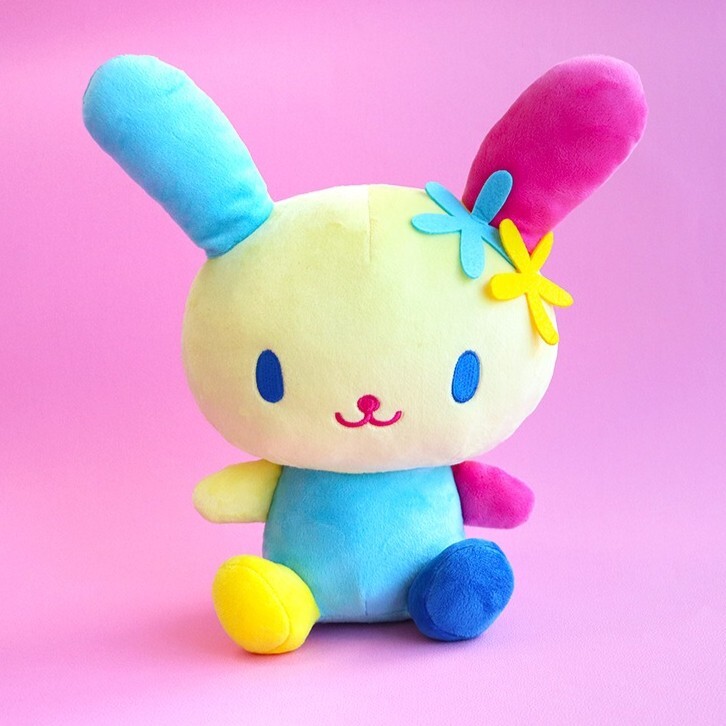 韓國 Sanrio  Usahana 彩虹兔 公仔