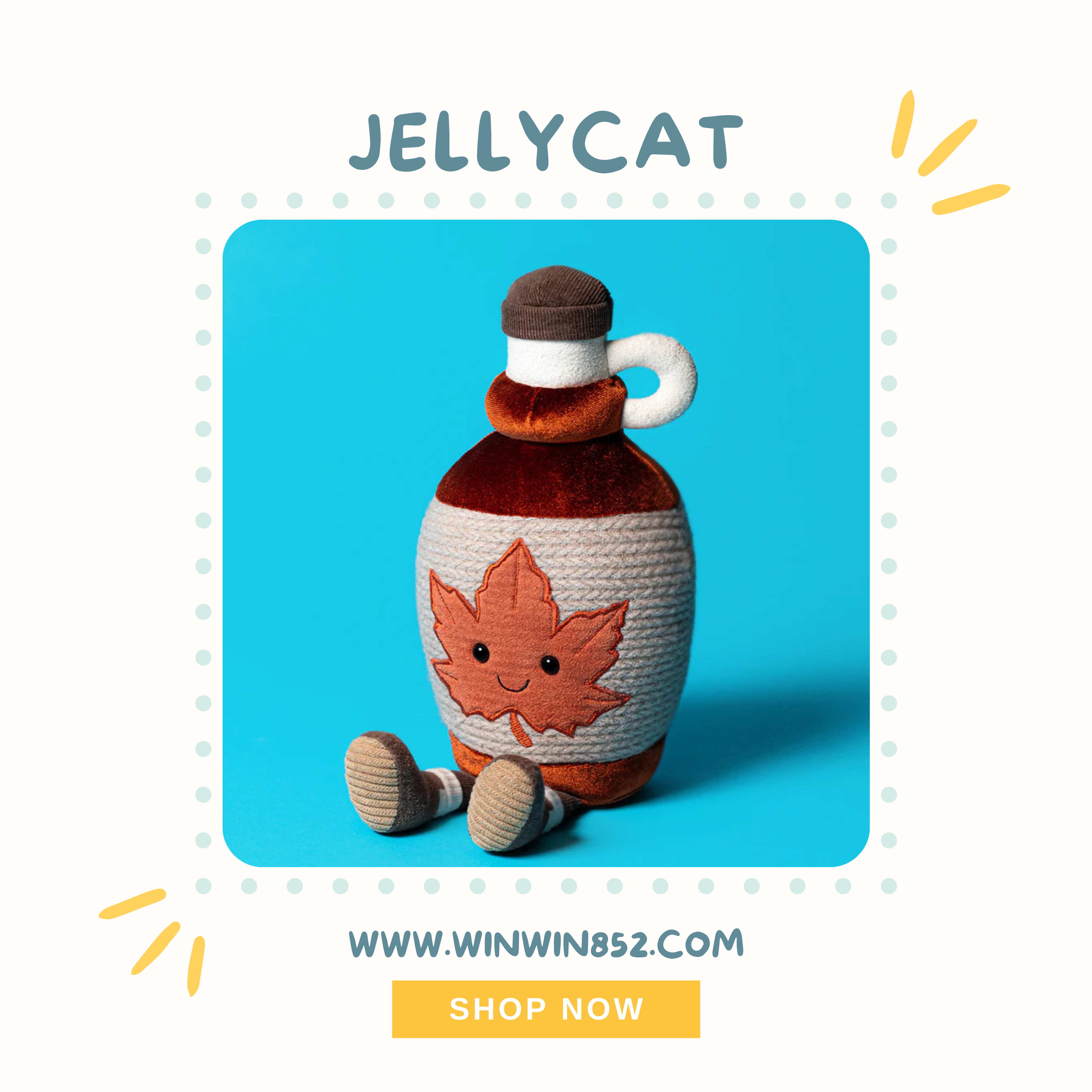 Jellycat Acered Maple Syrup