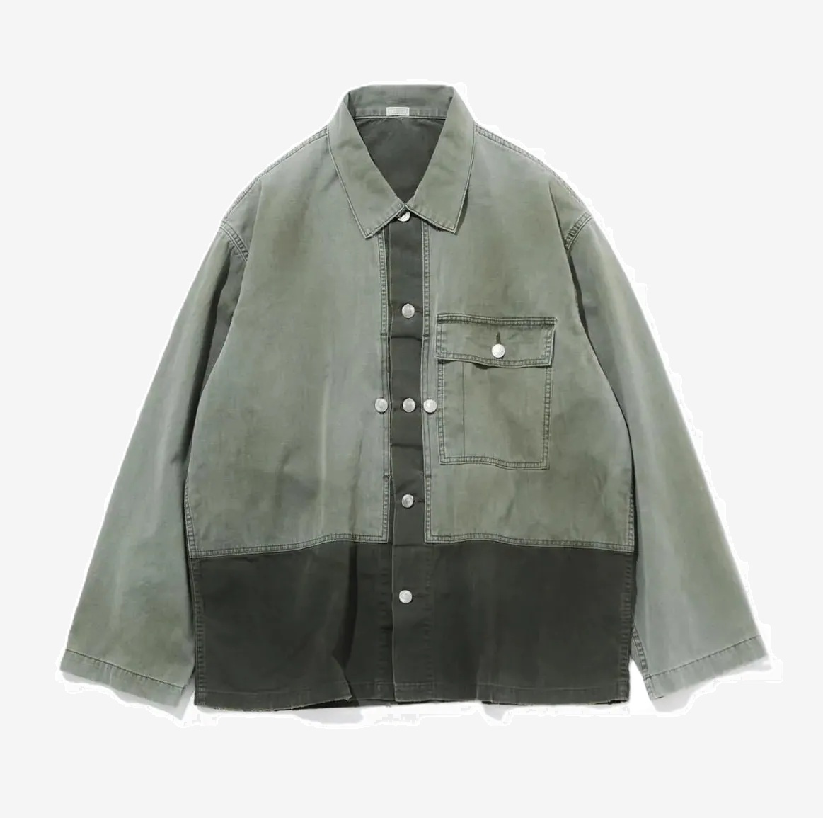 LAST PCS: A.PRESSE 2026 VINTAGE USMA HBT M-44 JACKET (26SAP-01-52) - SAGE PRE ORDER ITEM (預訂中)