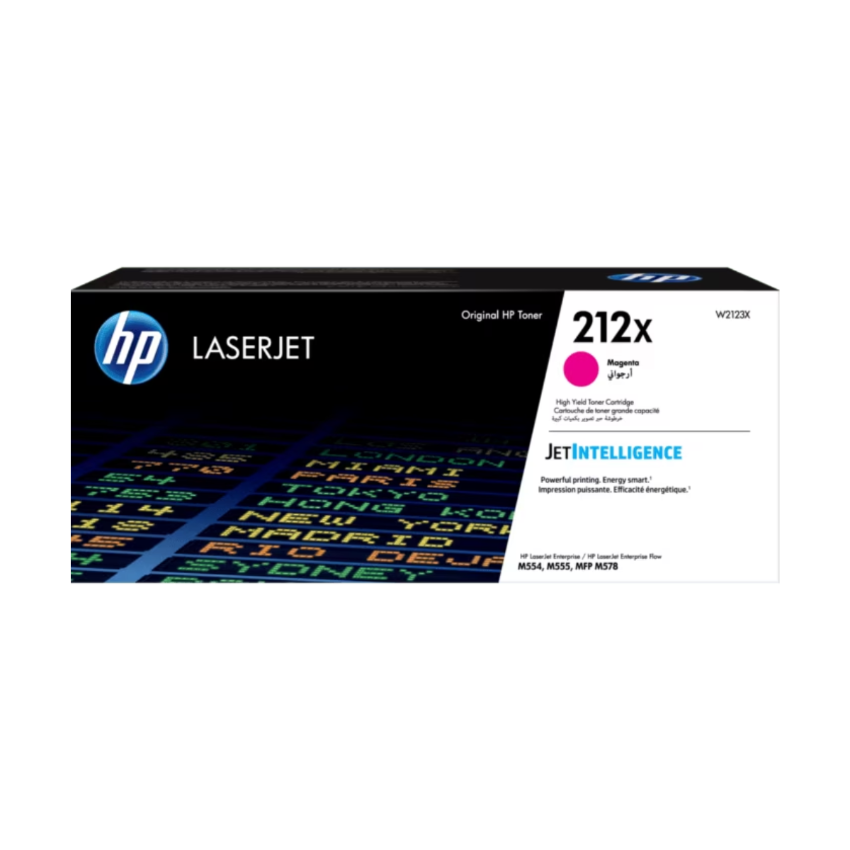 HP 212X LaserJet 高打印量洋紅原廠碳粉匣 (W2123X)