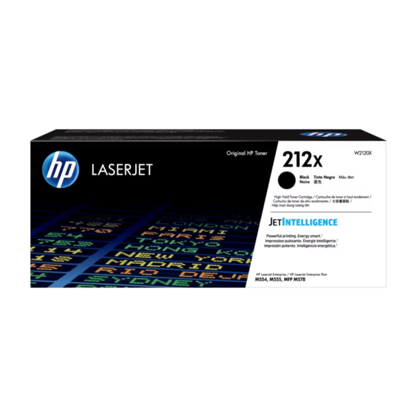 HP 212X LaserJet 高打印量黑色原廠碳粉匣 (W2120X)