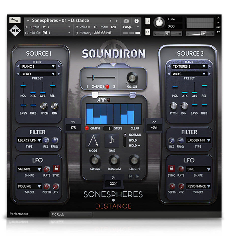 SOUNDIRON Sonespheres 1 - Distance｜虛擬樂器音色庫