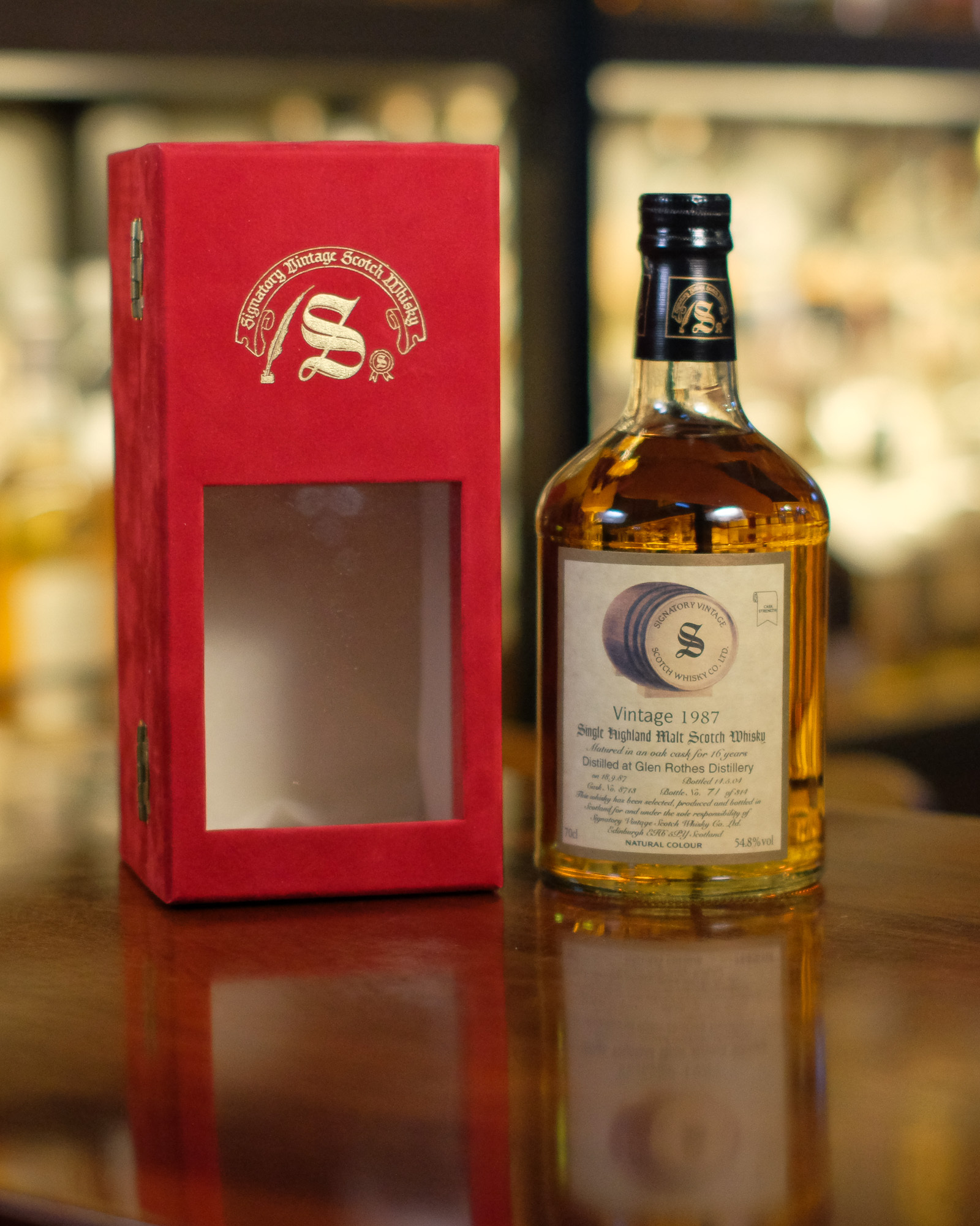 Glenrothes 1987/2004 16YO #8713 54.8% Signatory Vintage