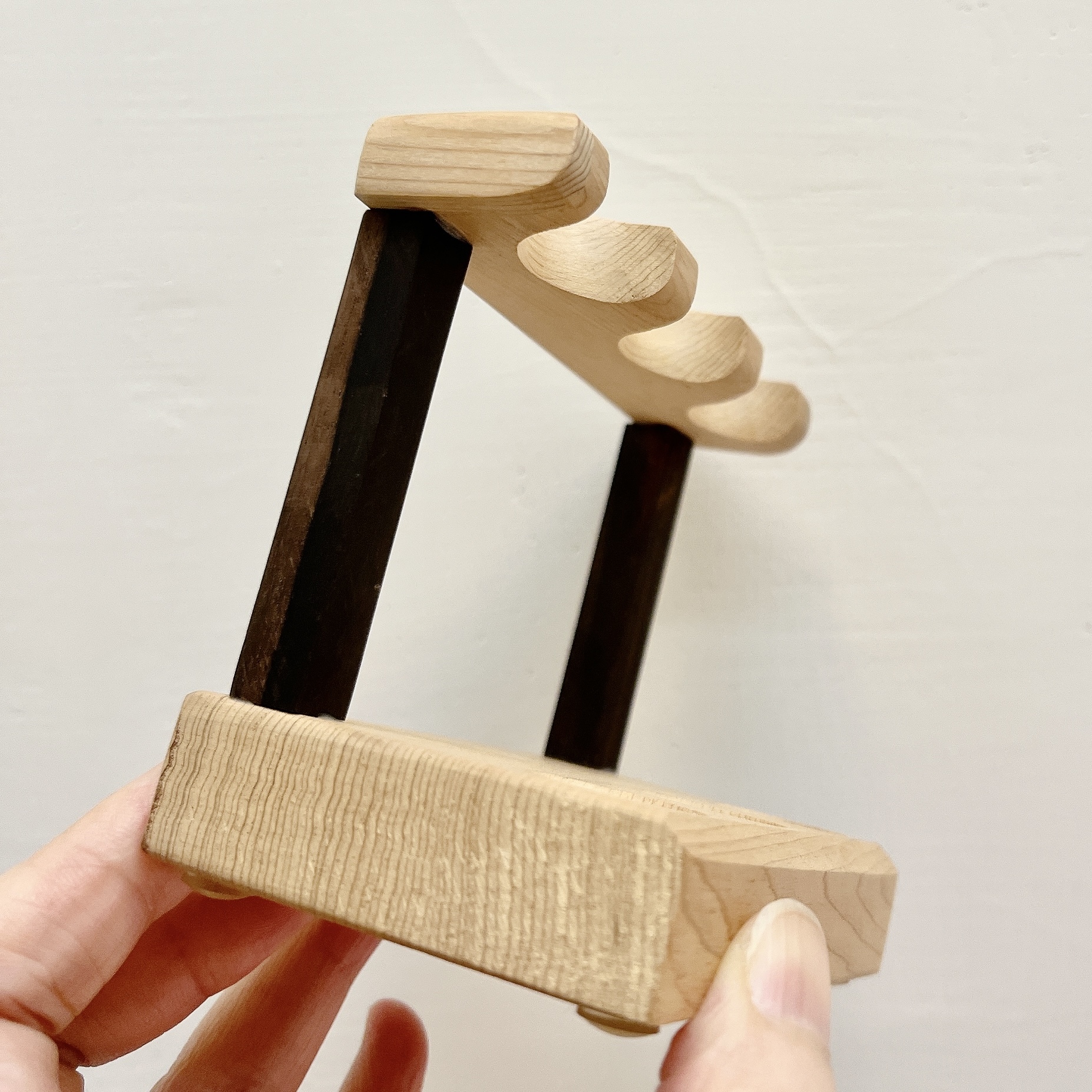 手作木頭筆架 臺灣 弄雲手作