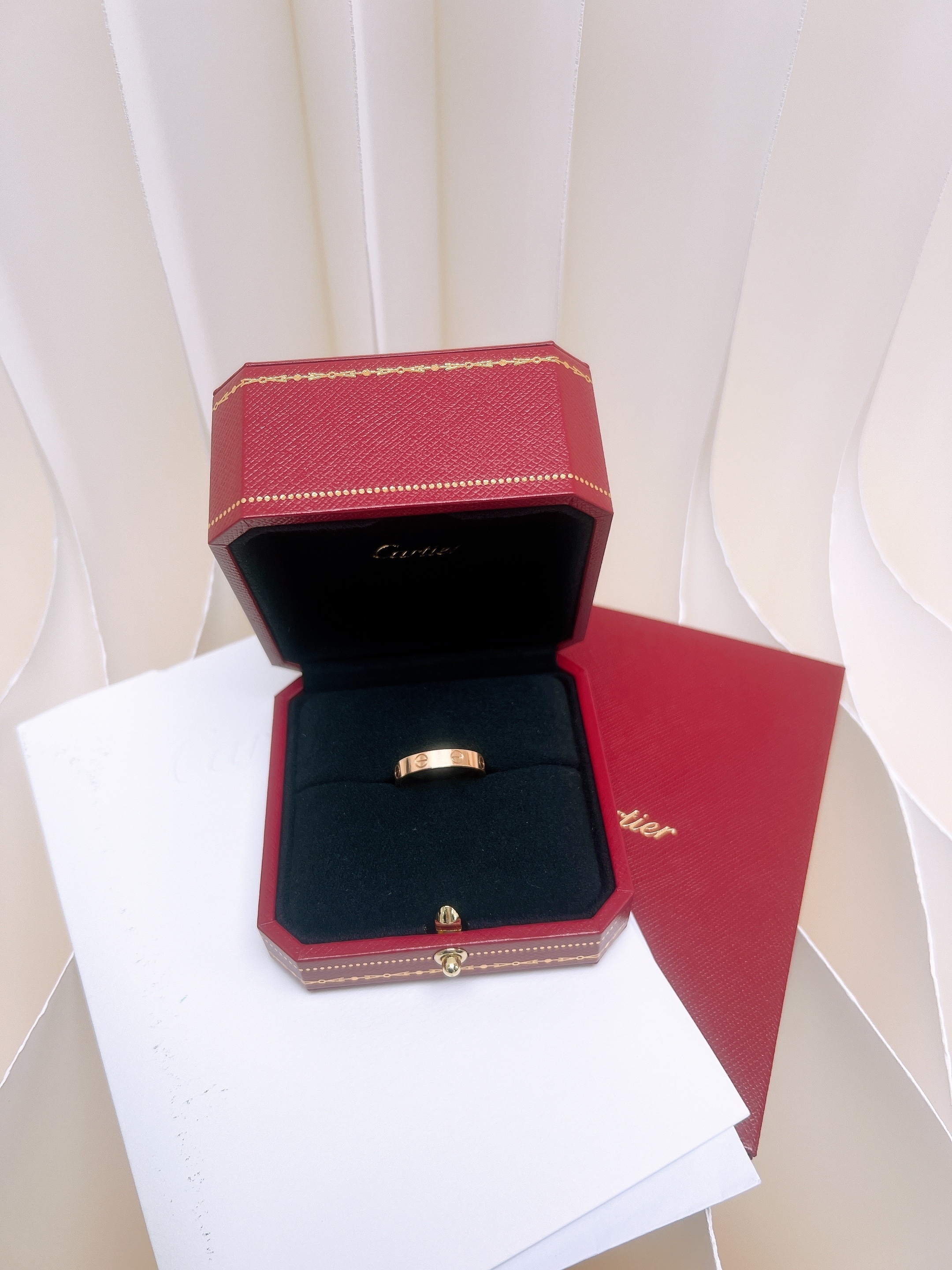 (size 53) Cartier love ring (18k rose gold)