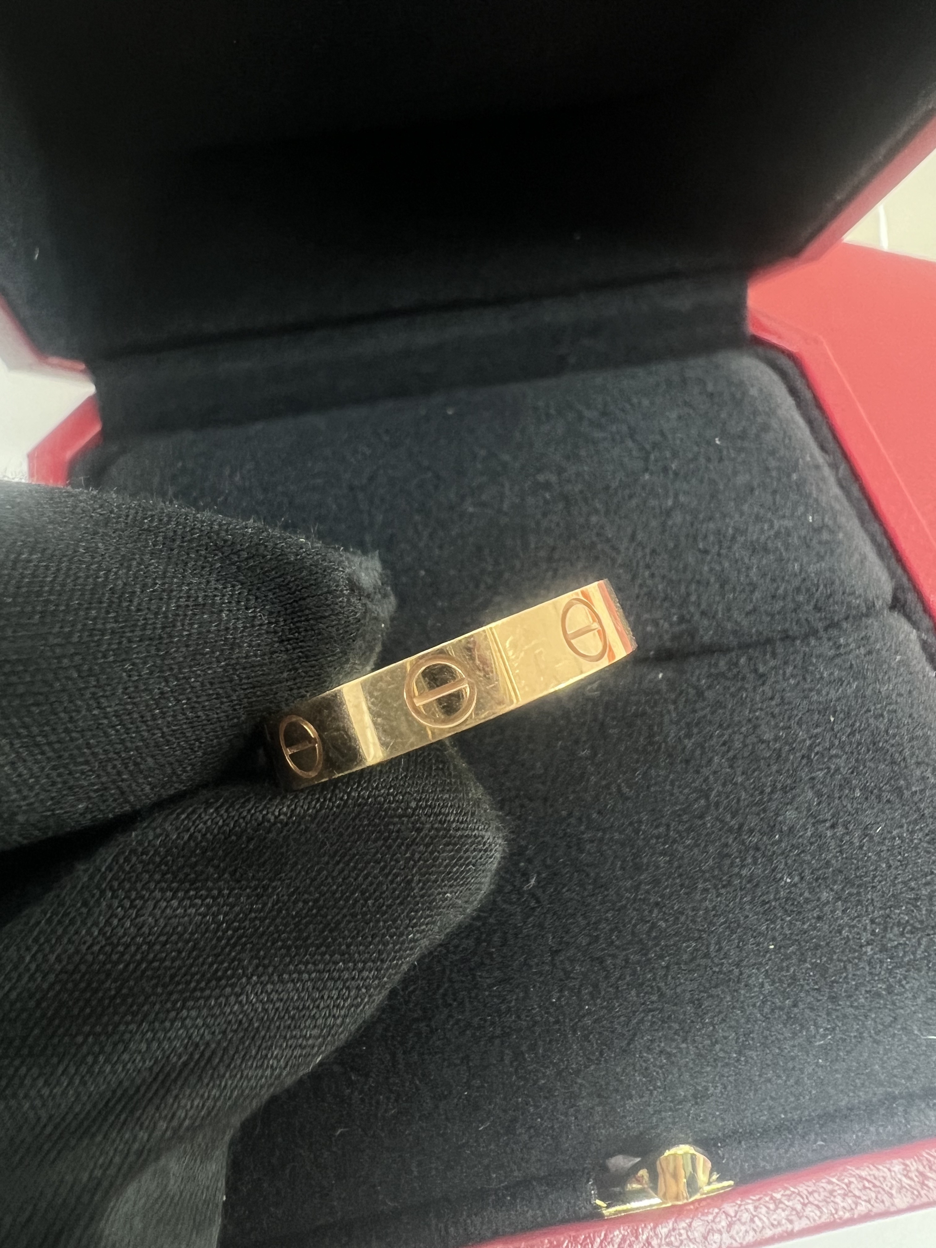 (size 53) Cartier love ring (18k rose gold)