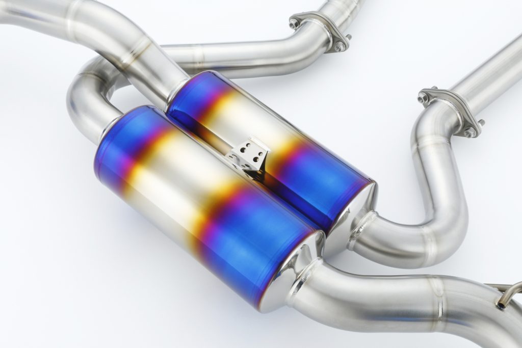 R1TITAN 09 Gold Ring 排氣管 TOYOTA GR SUPRA A90 2019-
