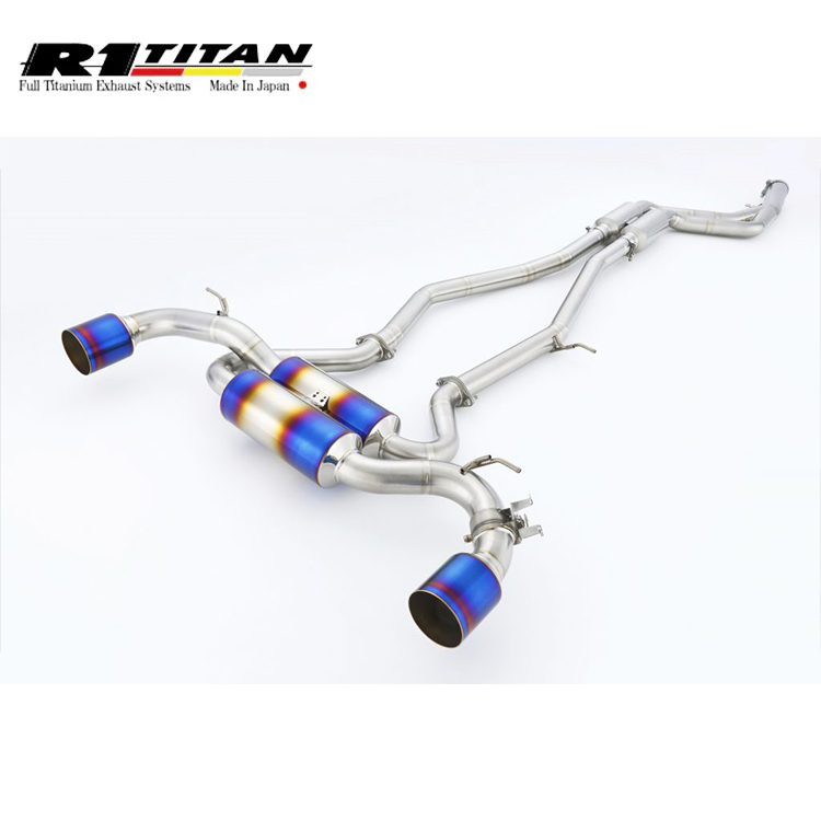 R1TITAN 09 Gold Ring 排氣管 TOYOTA GR SUPRA A90 2019-