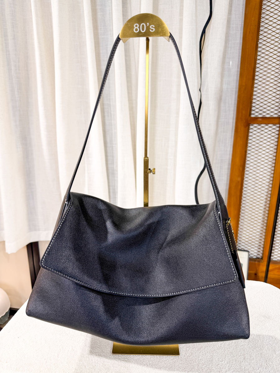 【22/5-25/5限時優惠】內金扣．荔枝紋 真皮 SHOULDER BAG【不設退換】