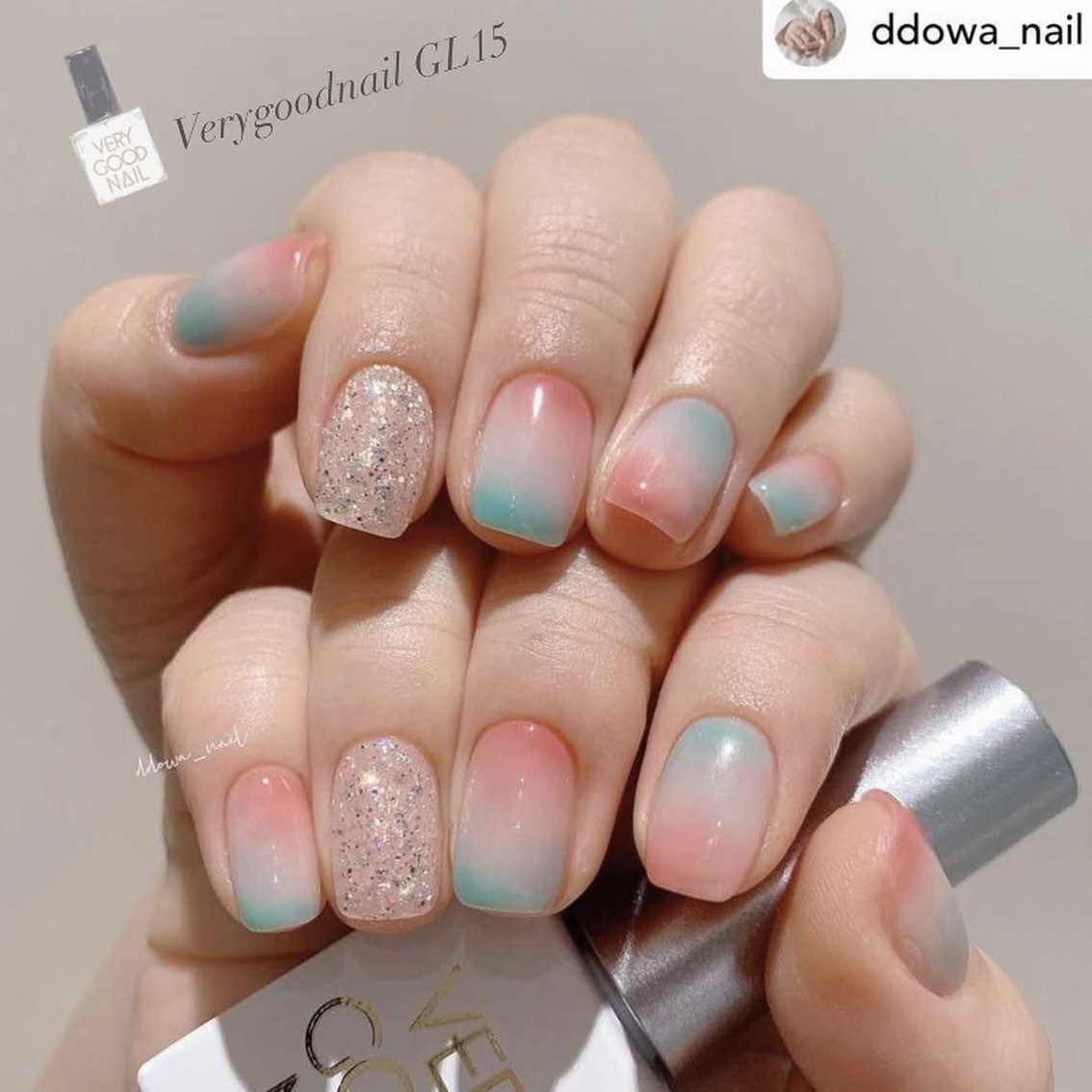 VERYGOODNAIL GL15 - first time glitter moment