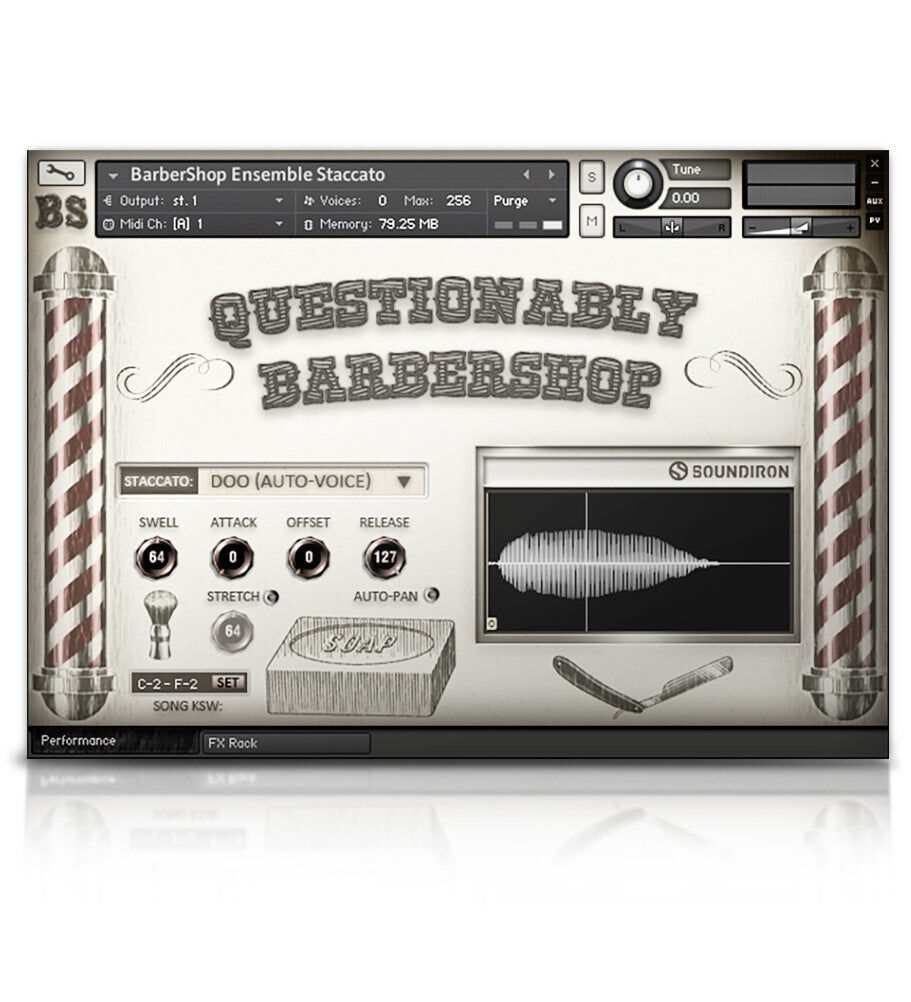 SOUNDIRON Questionably Barbershop｜理髮廳合唱音源