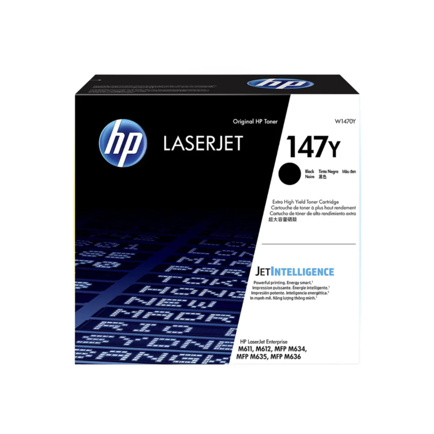 HP 147Y LaserJet 超高打印量黑色原廠碳粉匣 (W1470Y)
