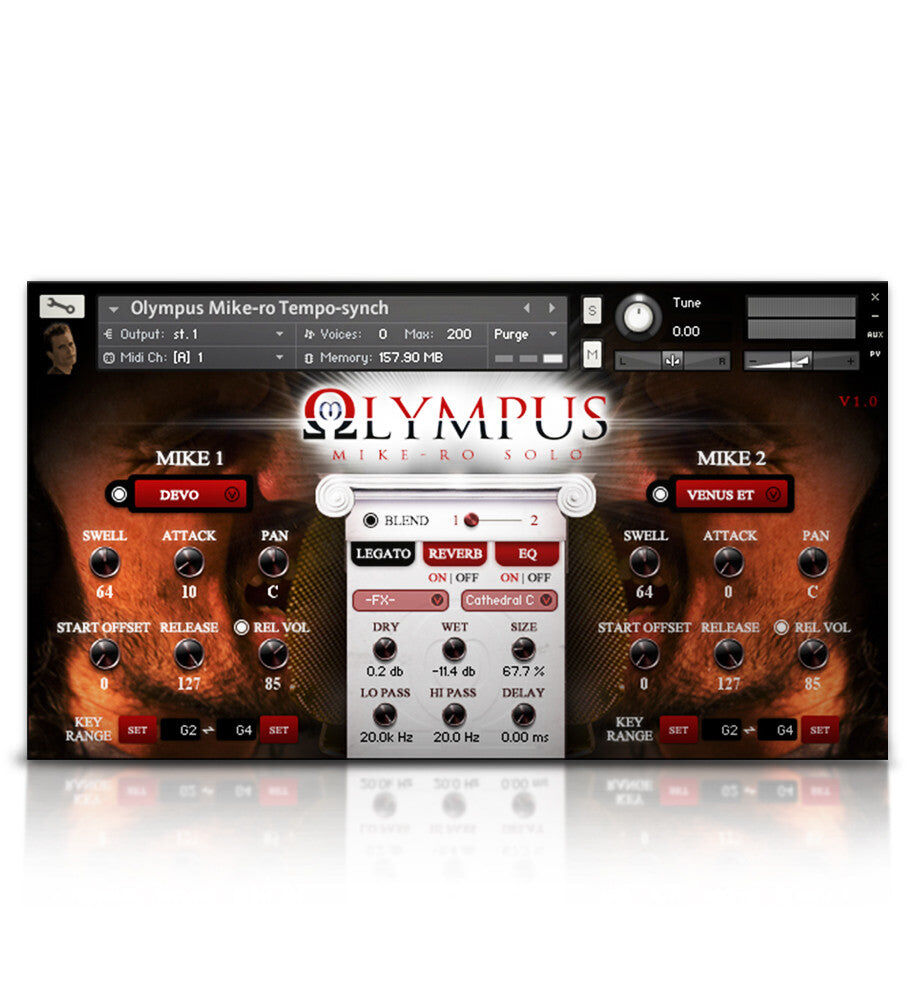 SOUNDIRON Olympus Mike-Ro Solo Tenor｜人聲取樣音源