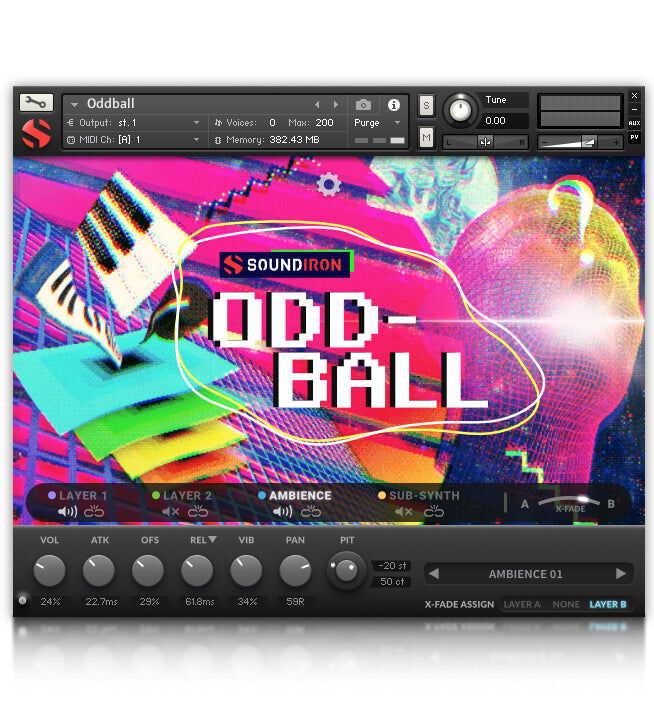 SOUNDIRON Oddball｜創意打擊樂音源