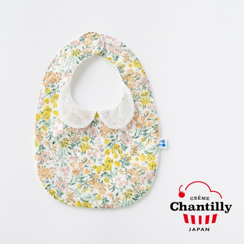 【日本 Creme Chantilly】小植物花紋圍兜