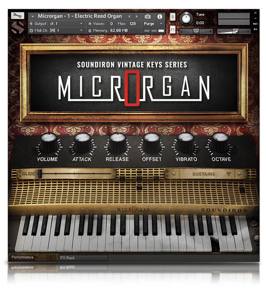 SOUNDIRON Microrgan｜虛擬風琴