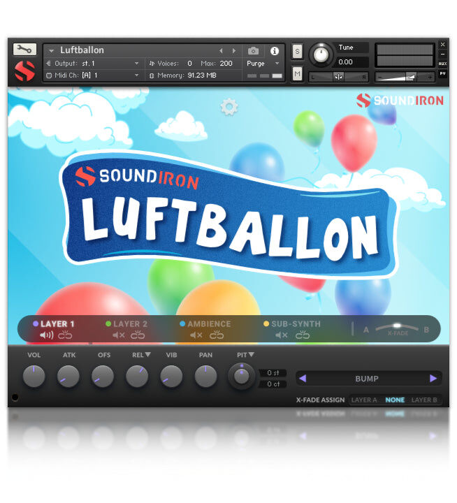 SOUNDIRON Luftballon｜氣球打擊樂音源