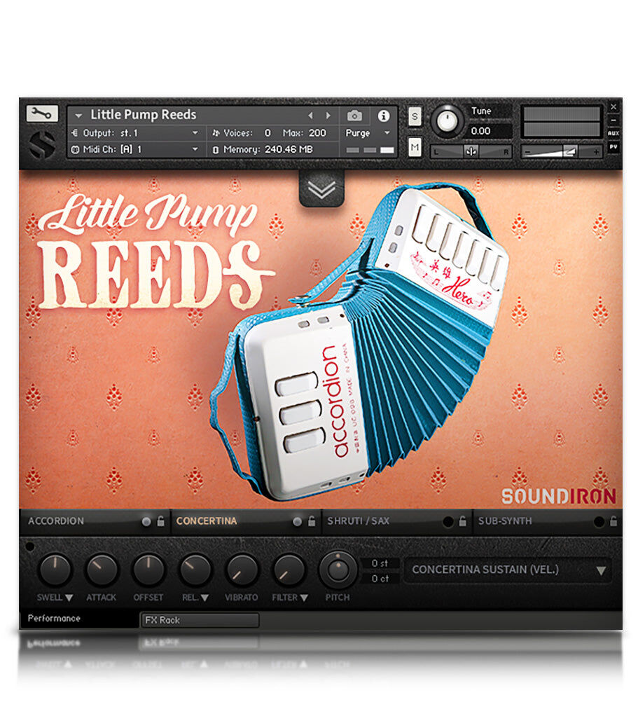 SOUNDIRON Little Pump Reeds｜簧風琴音源