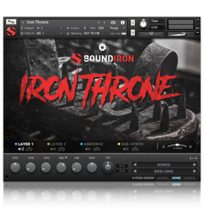SOUNDIRON Iron Throne｜虛擬樂器音色庫