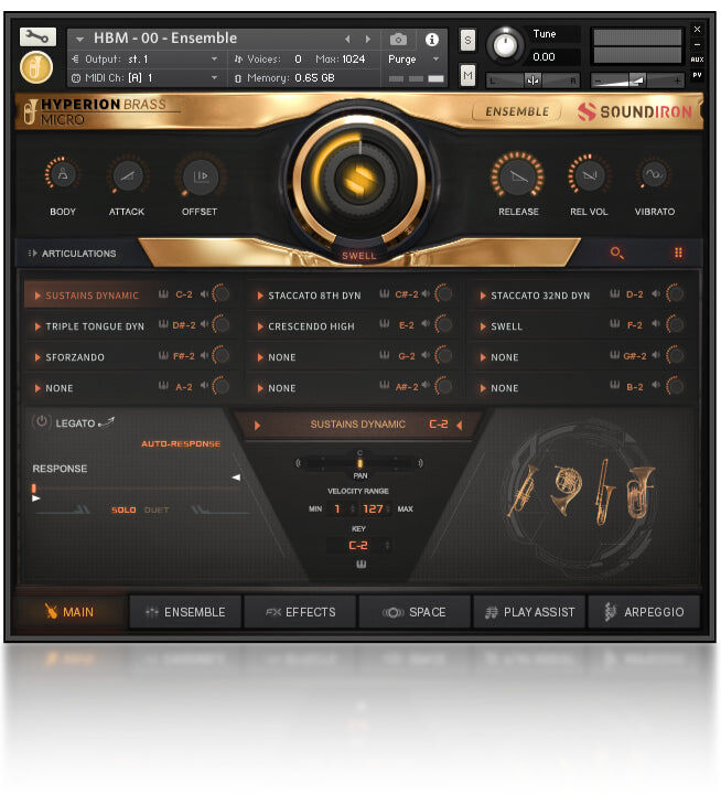 SOUNDIRON Hyperion Brass Micro｜銅管音源