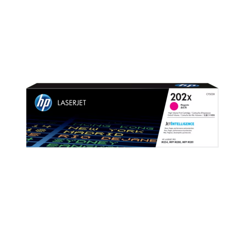 HP 202X 高打印量洋紅原廠 LaserJet 碳粉匣 (CF503X)
