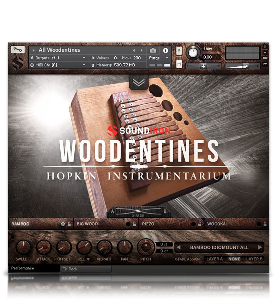 SOUNDIRON Hopkin Instrumentarium: Woodentines｜虛擬樂器音色庫