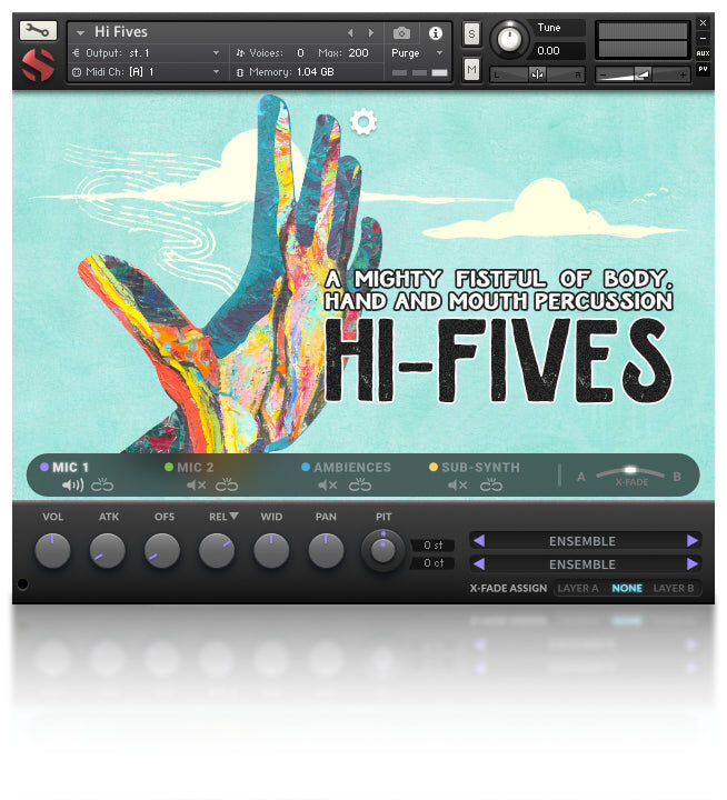 SOUNDIRON Hi Fives｜取樣音源庫