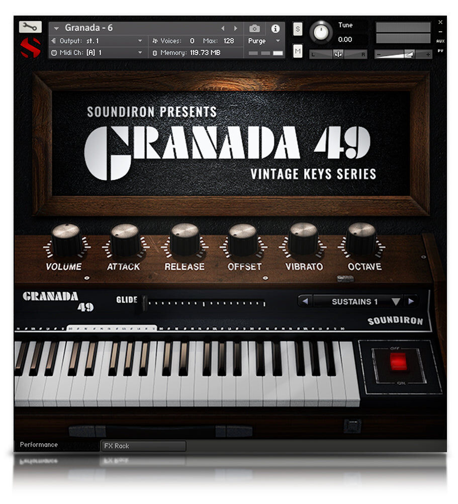 SOUNDIRON Granada 49｜豎琴吉他音源