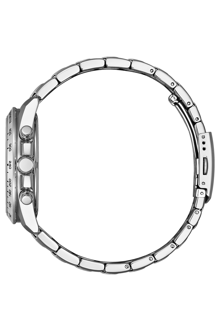 萬年鐘錶 - Citizen 星辰錶  運動三眼計時不鏽鋼男錶 AN8230-59M 錶徑44MM