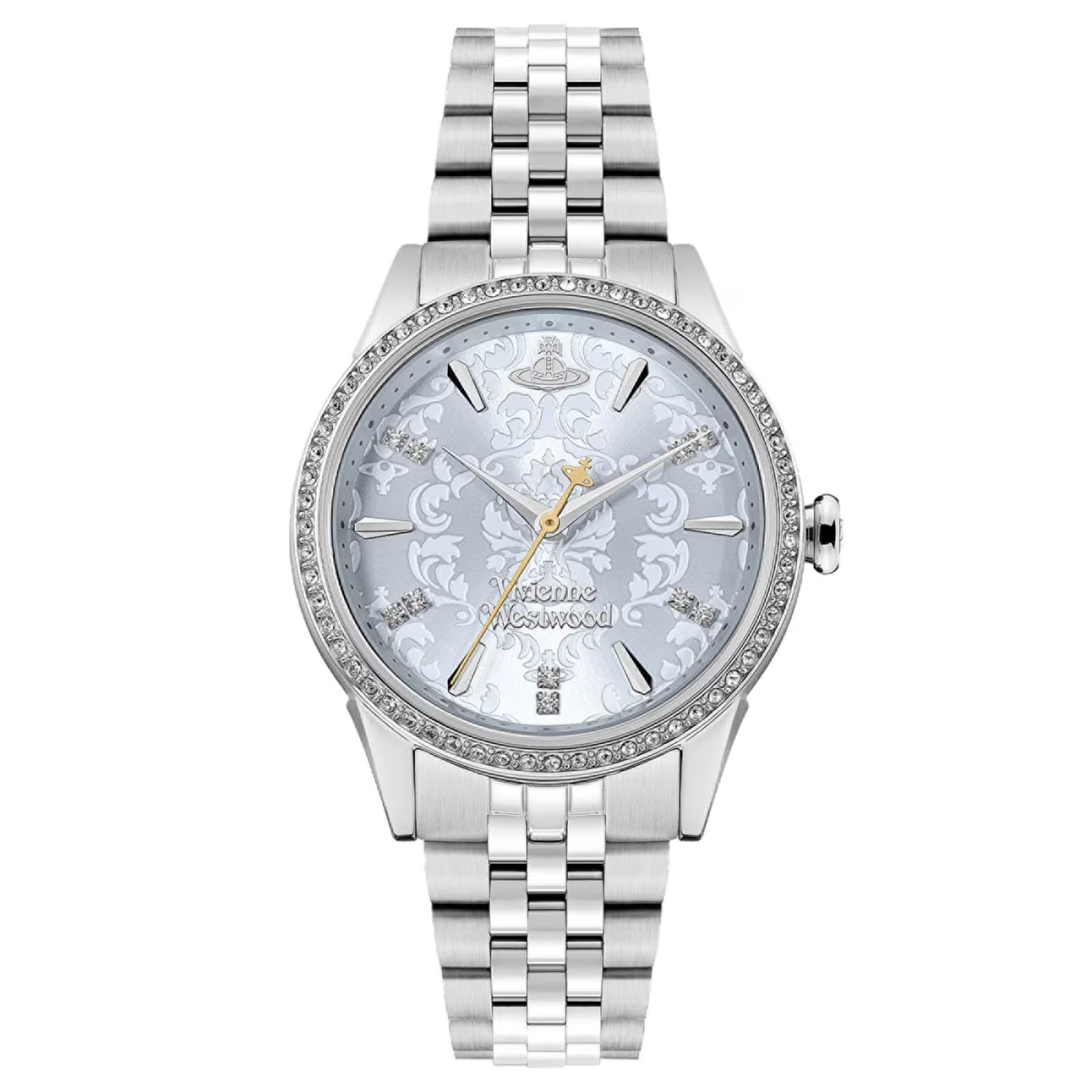 VV327LBLSB Vivienne Westwood 32mm 藍色 碎花 不鏽鋼 女裝 手錶 (香港行貨)