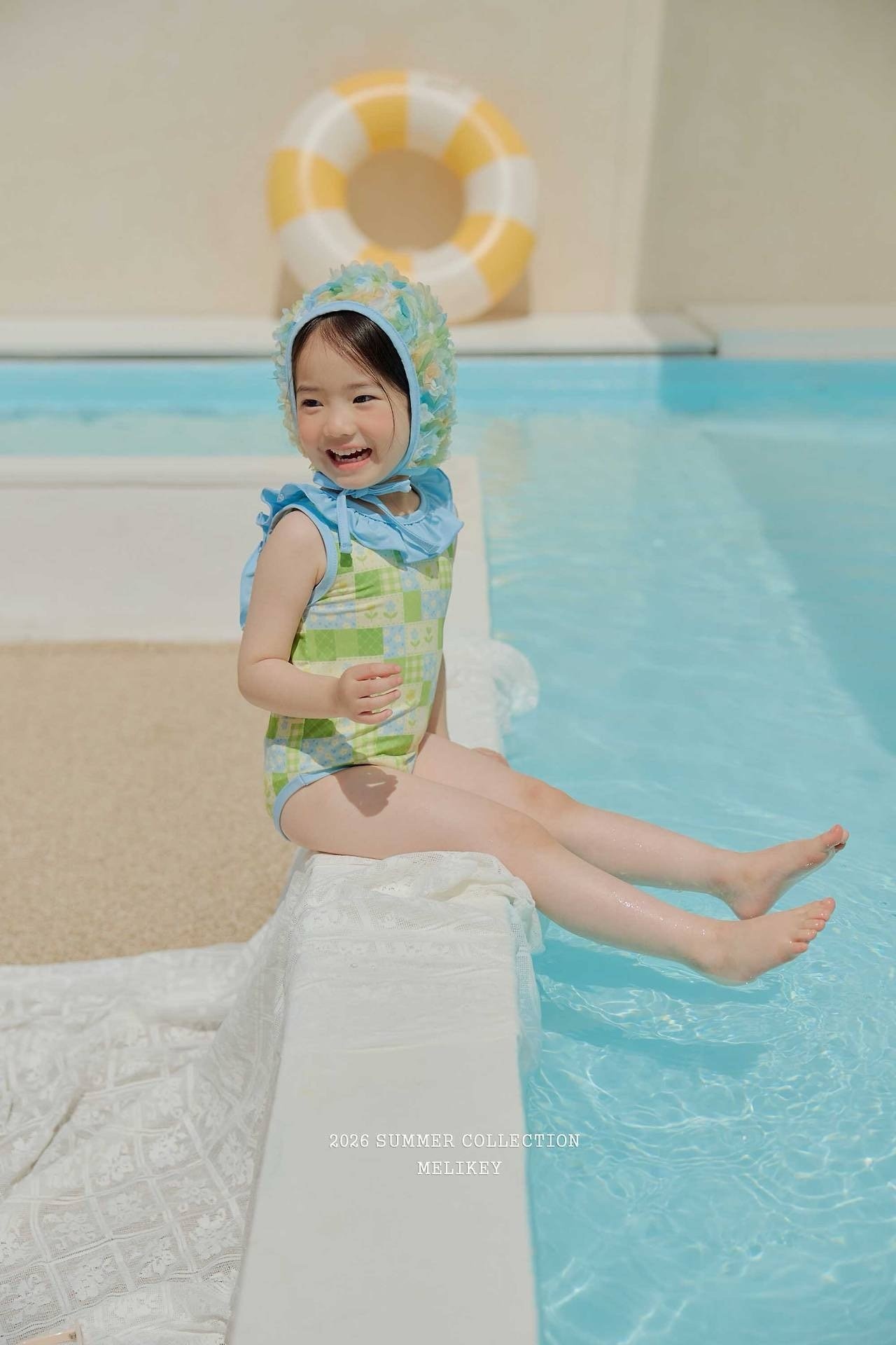 Melikey Garden Frill Swimsuit